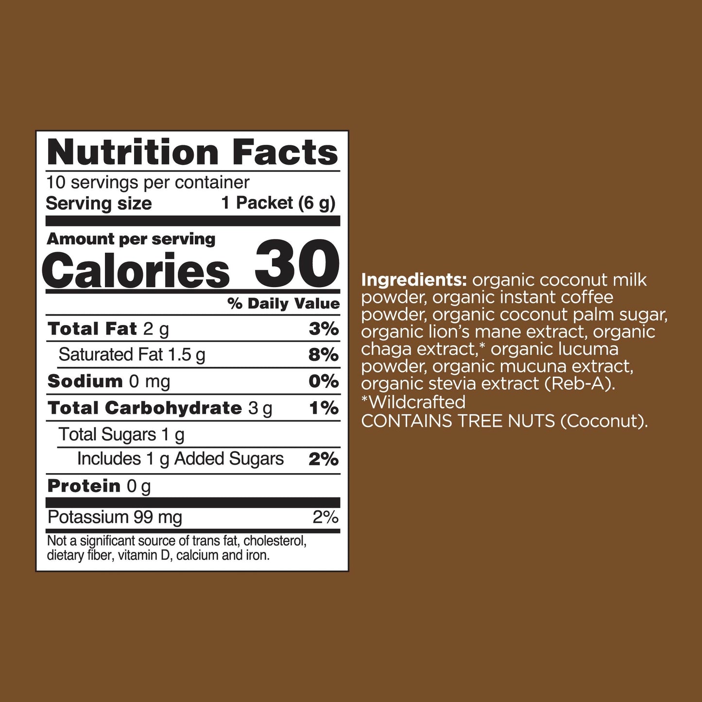 Focus Instant Coffee Latte Packets