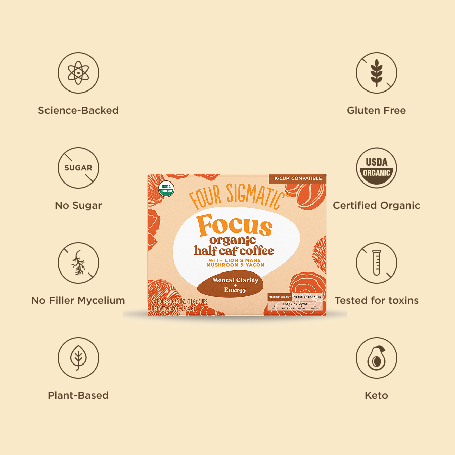 Focus Half-Caf Coffee Pods (24ct)