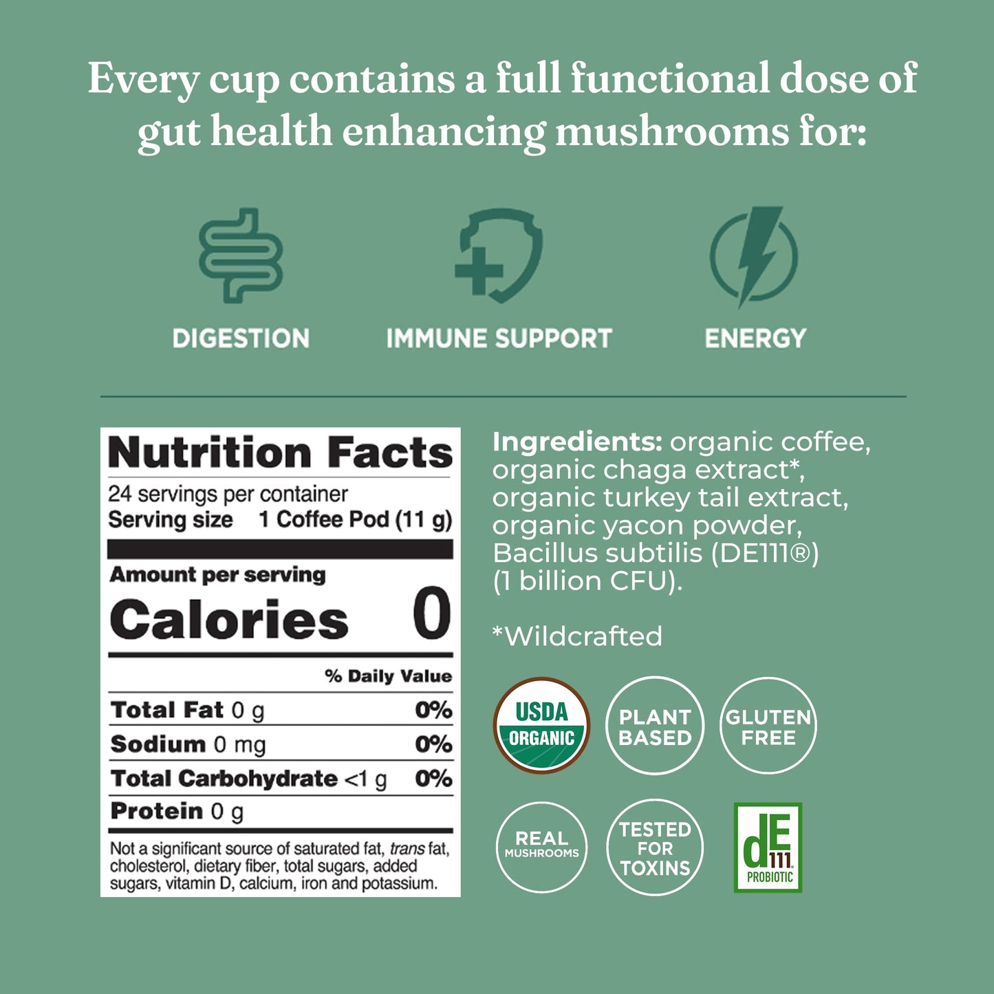 Gut Health Coffee Pods (24ct)