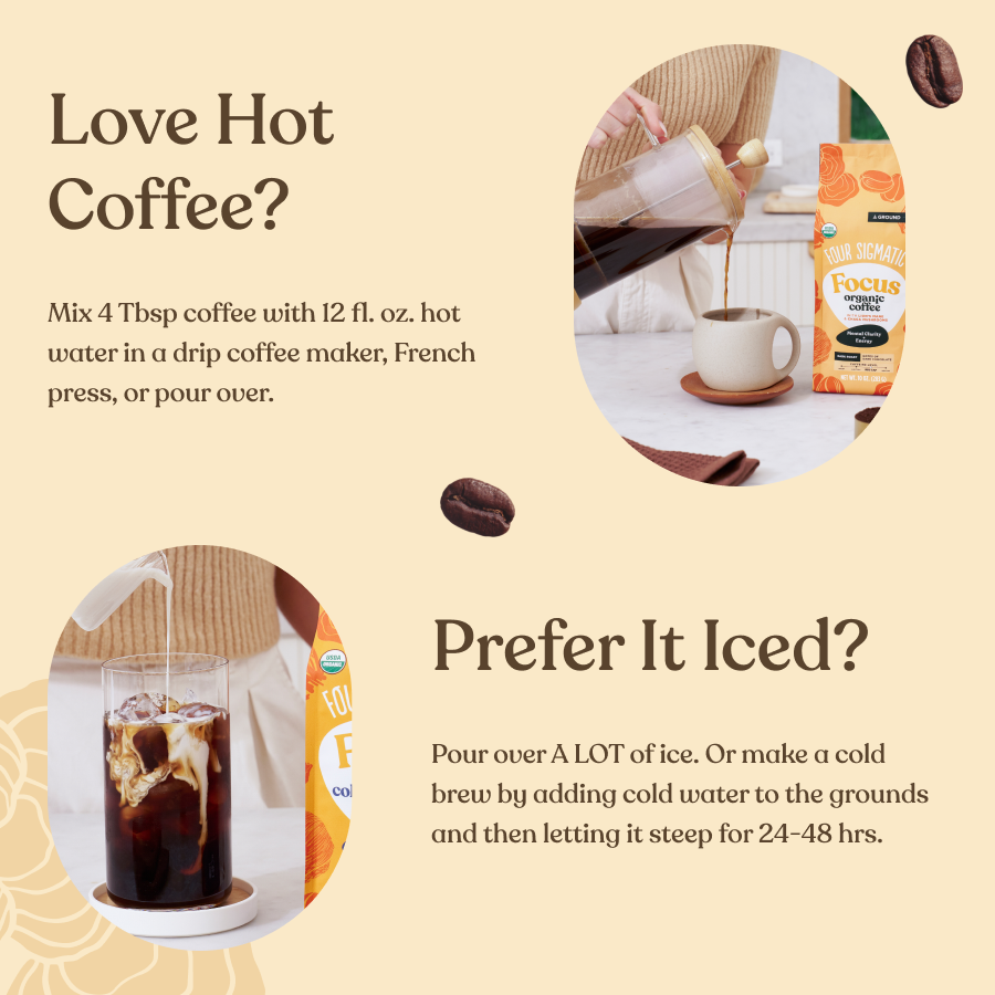 Focus Ground Coffee - Dark (20oz)