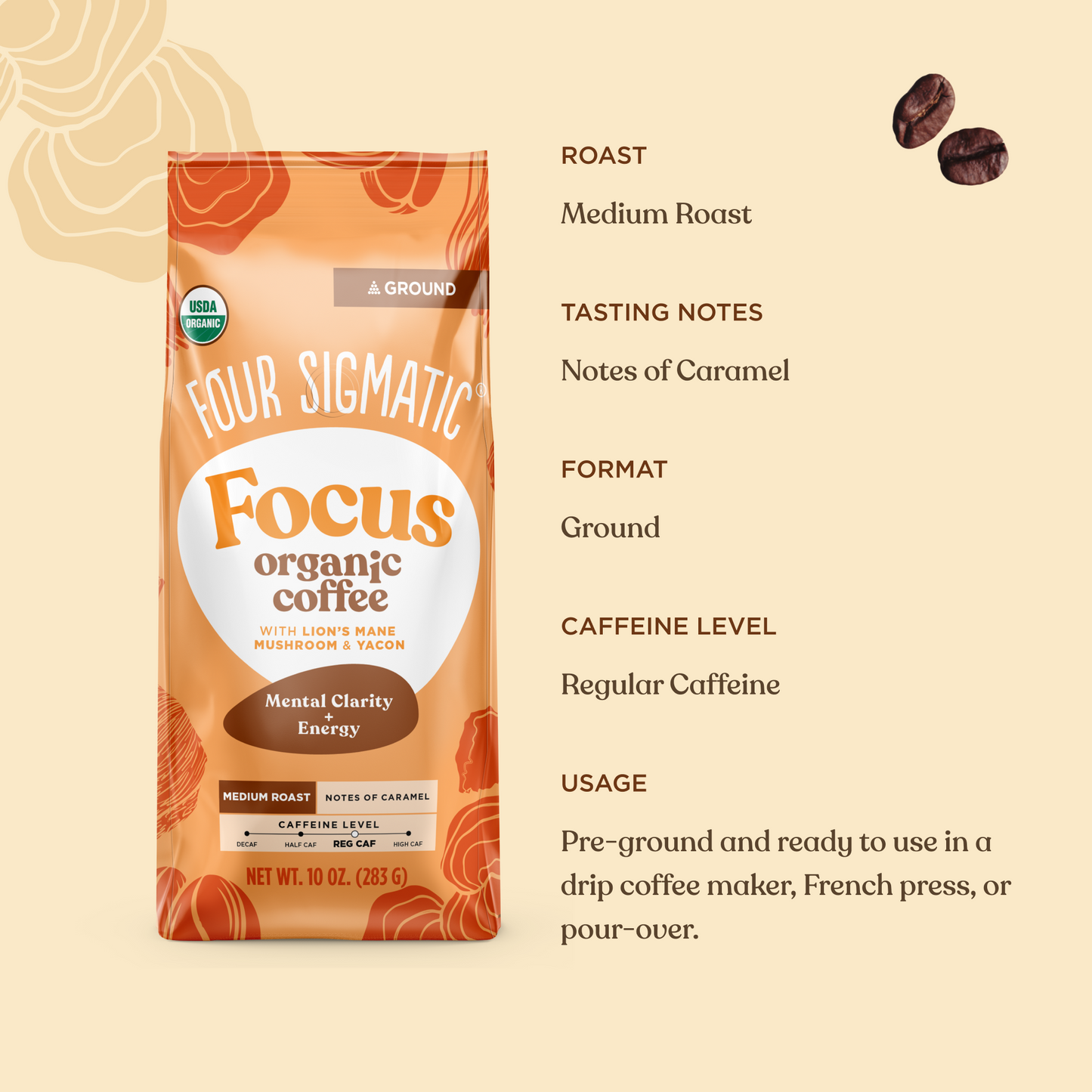 Focus Ground Coffee - Medium