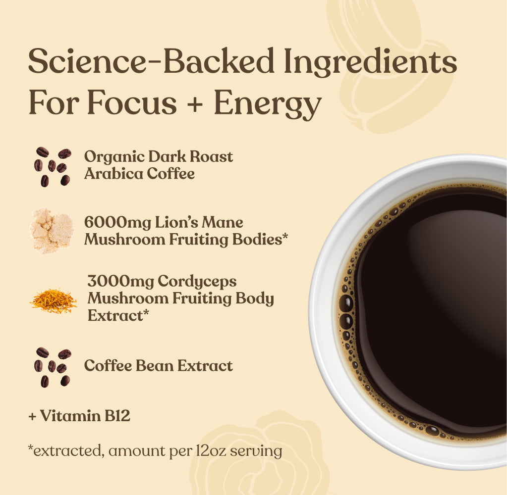 Focus Max High Caf Ground Coffee - Dark