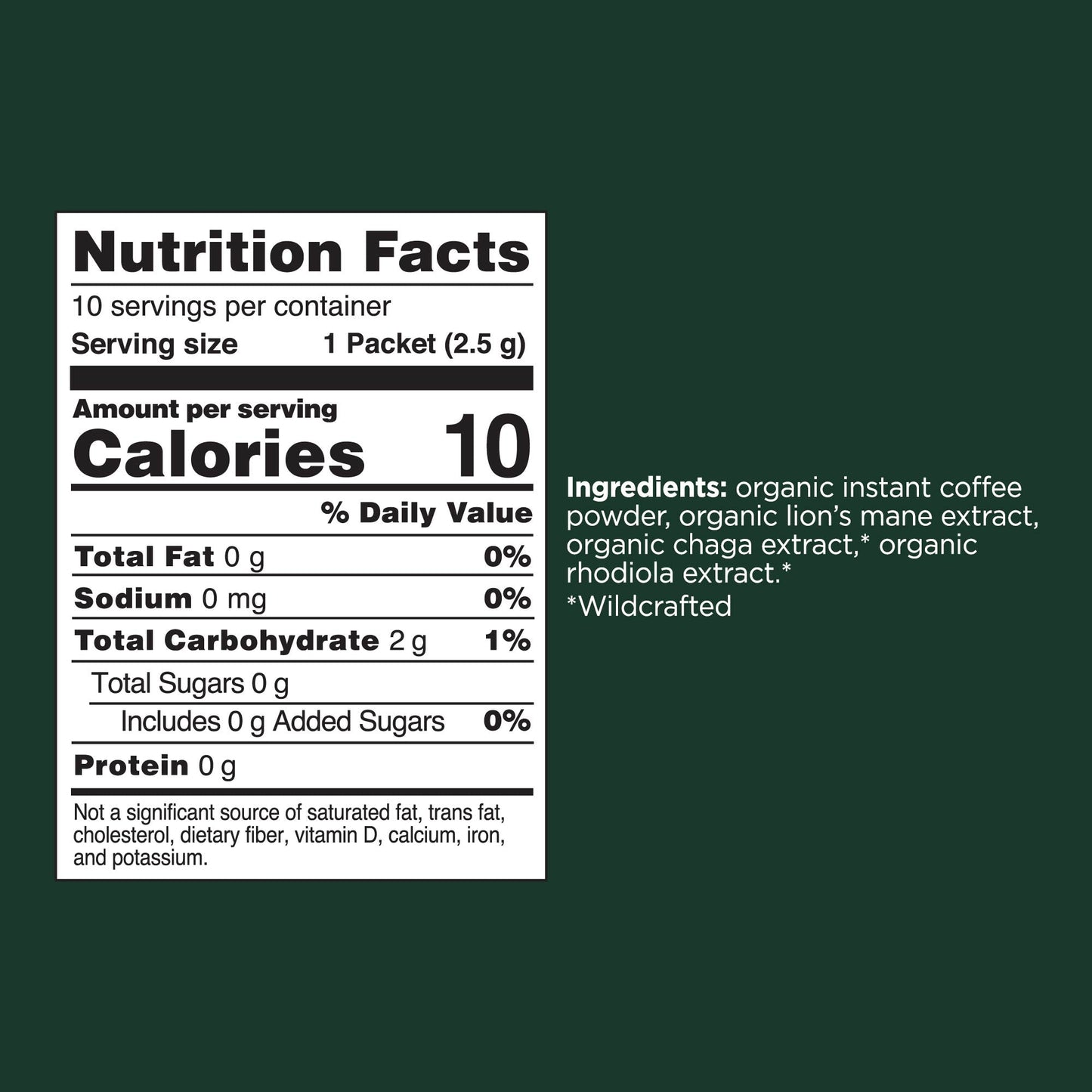 Focus Instant Coffee Packets