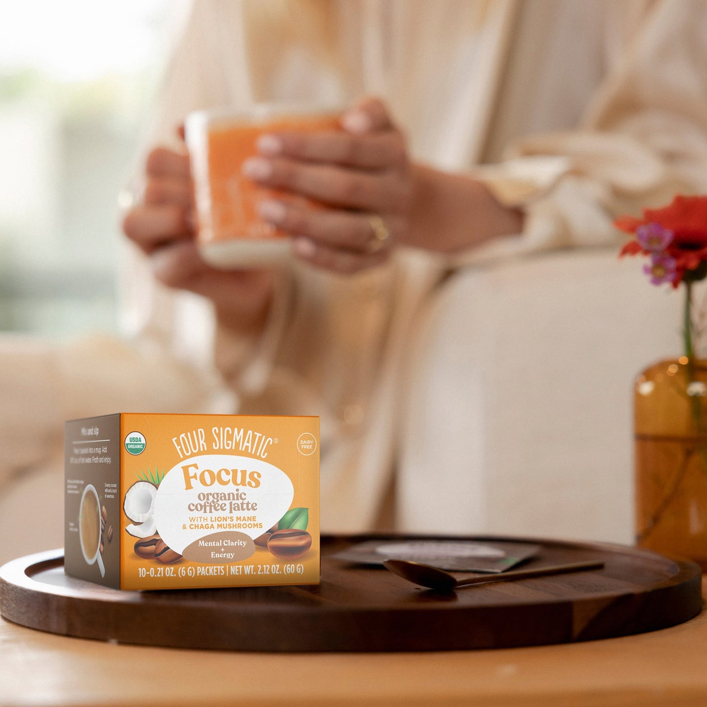 Focus Instant Coffee Latte Packets