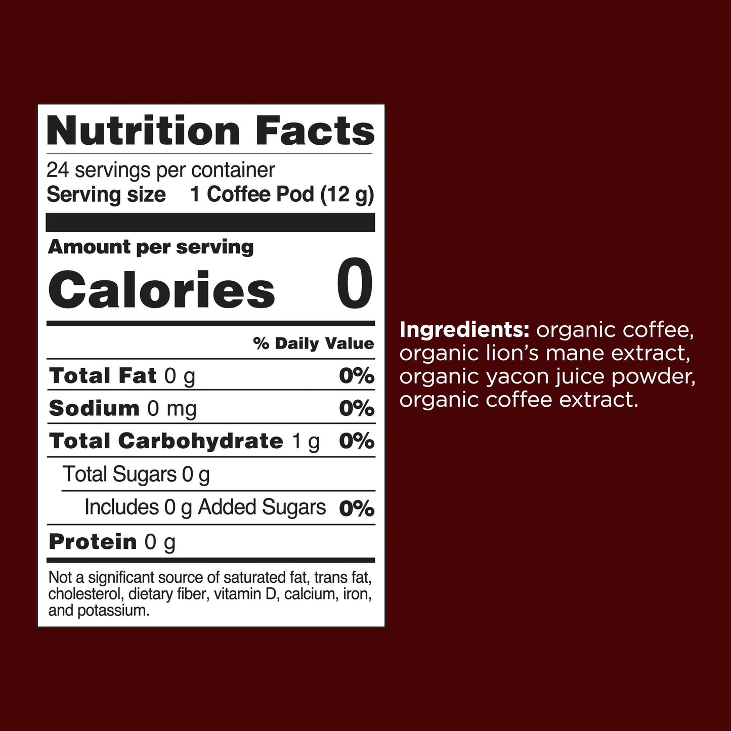 Focus High Caf Coffee Pods (24ct)