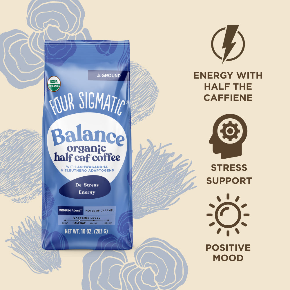 Balance Half Caf Ground Coffee - Medium