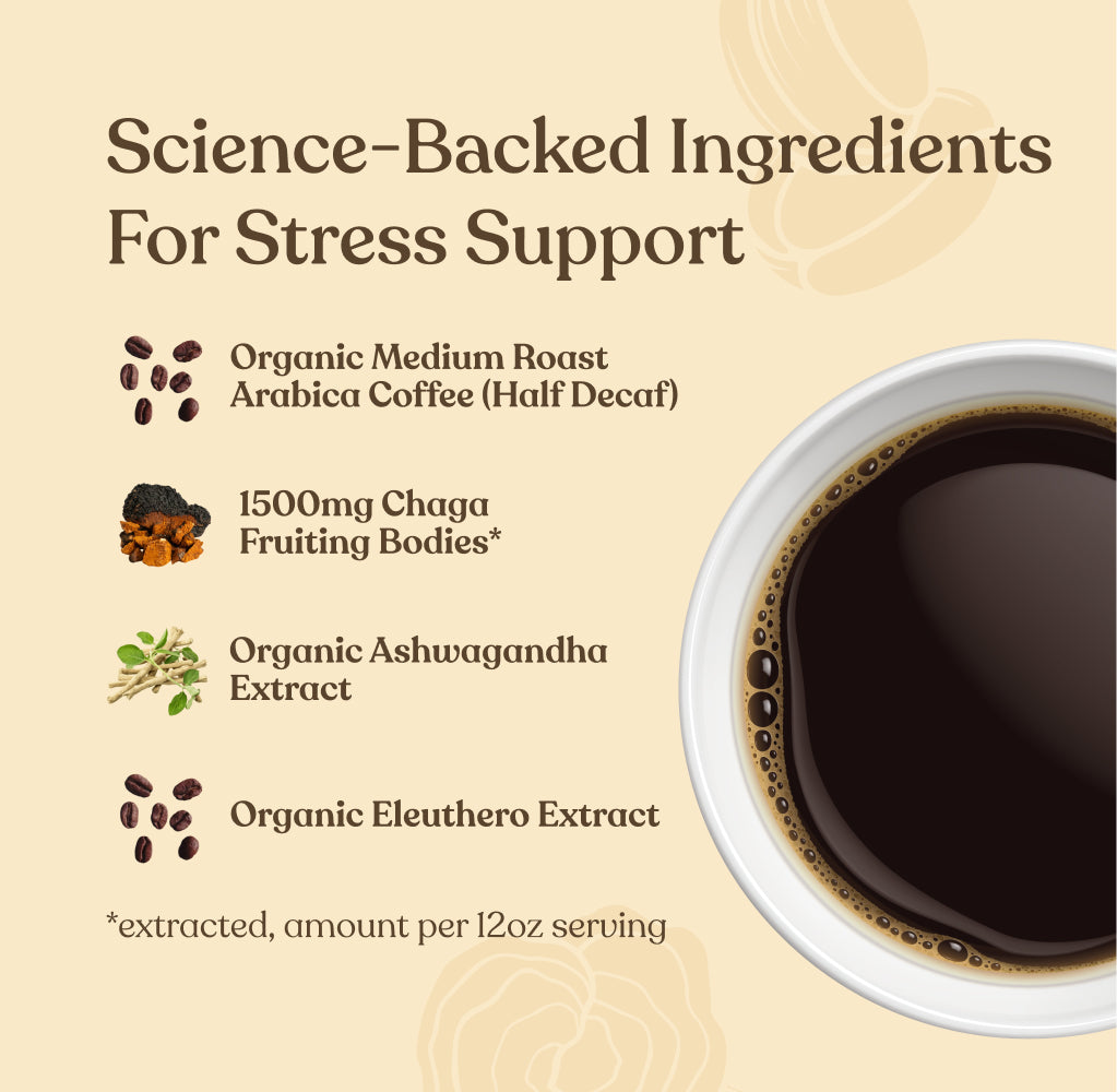 Balance Half Caf Ground Coffee - Medium