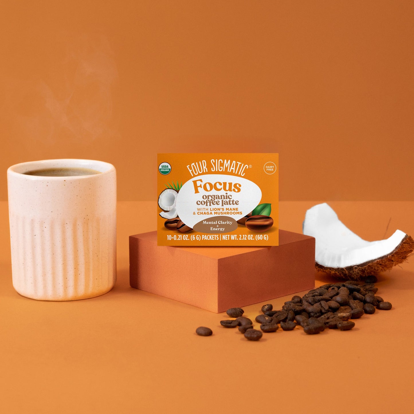 Focus Instant Coffee Latte Packets