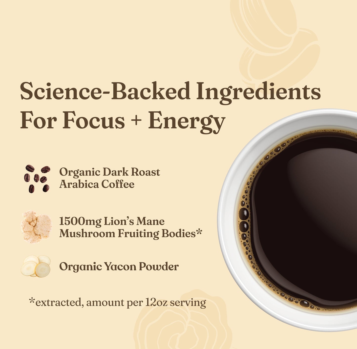 Focus Whole Bean Coffee - Dark (20oz)