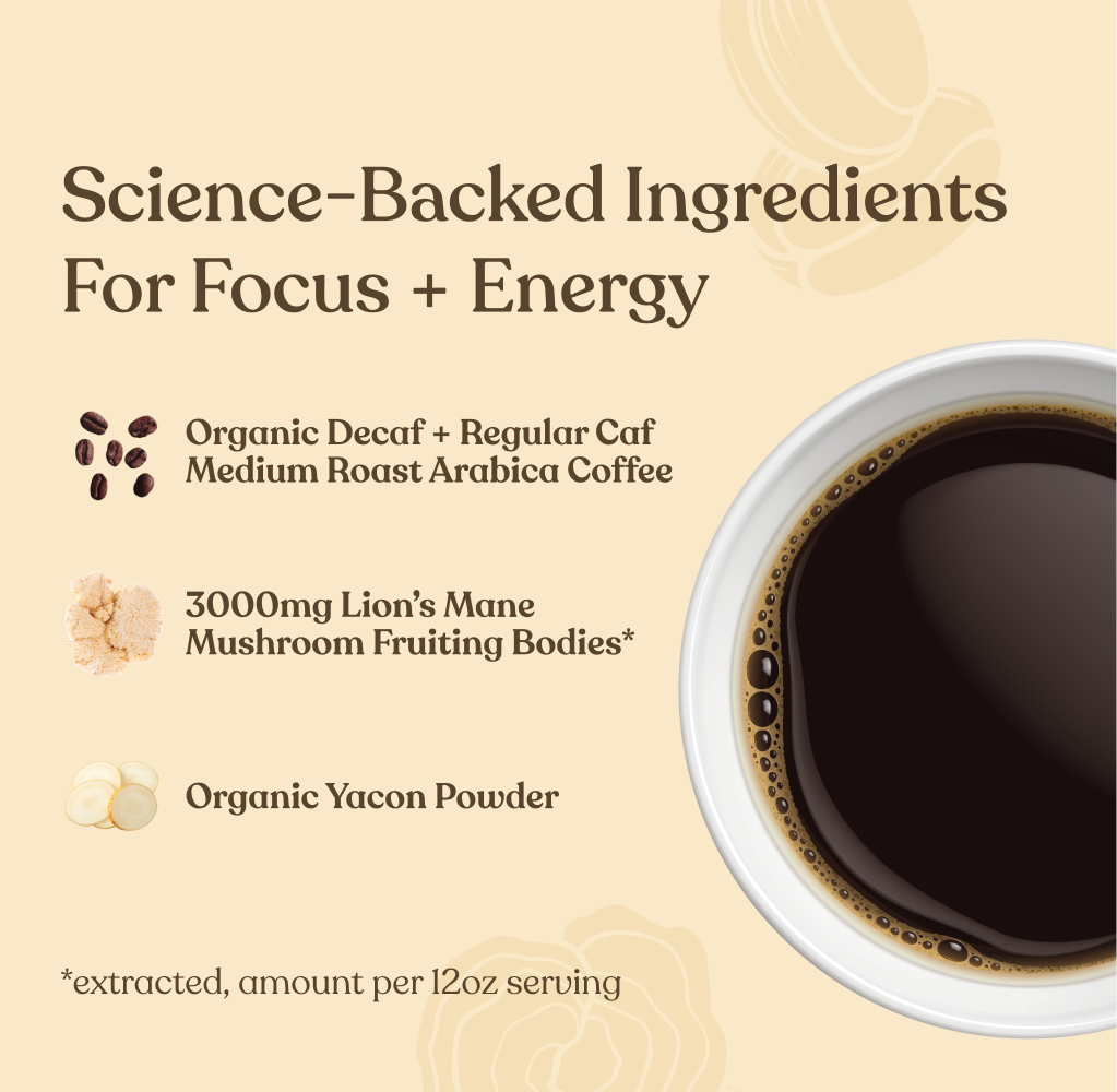Focus Half Caf Ground Coffee - Medium
