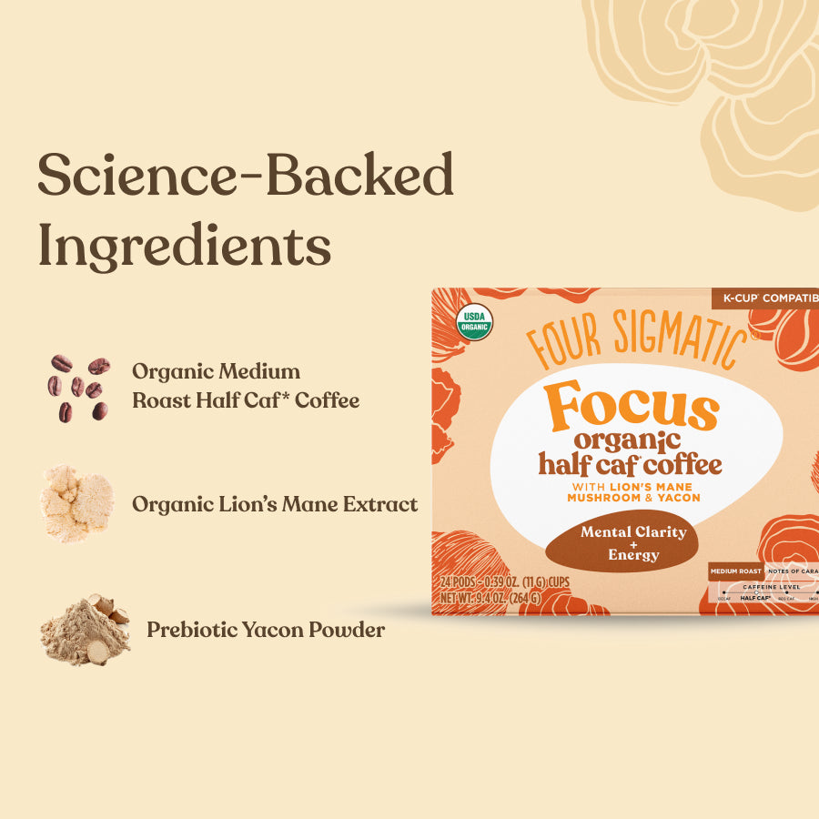 Focus Half-Caf Coffee Pods (24ct)