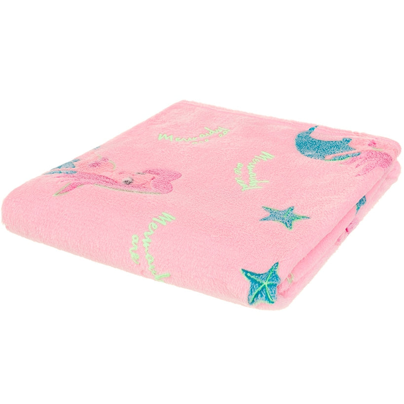 Glow-in-the Dark Blanket for Kids 50\" x 60\"