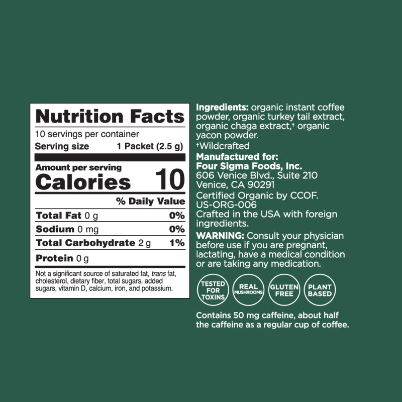 Gut Health Instant Coffee Packets