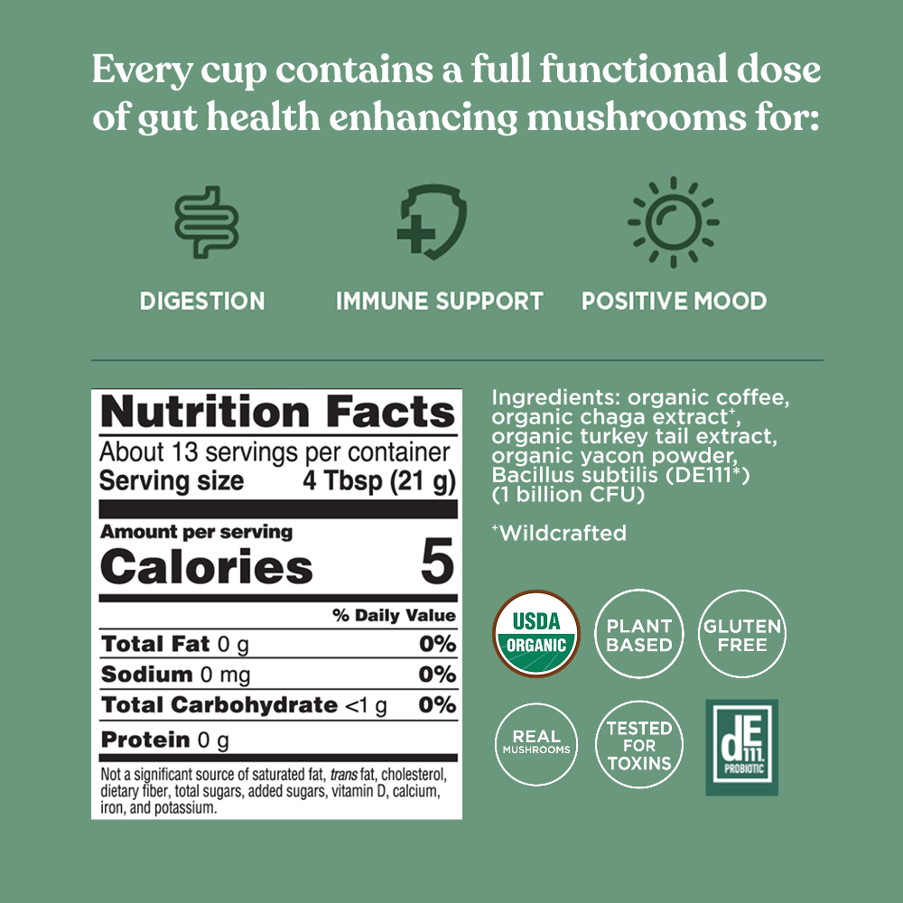 Gut Health Ground Coffee - Medium