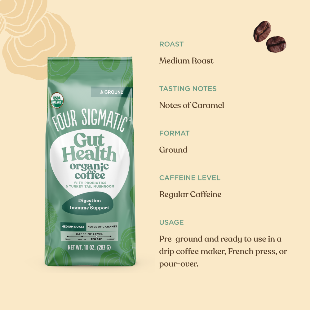 Gut Health Ground Coffee - Medium