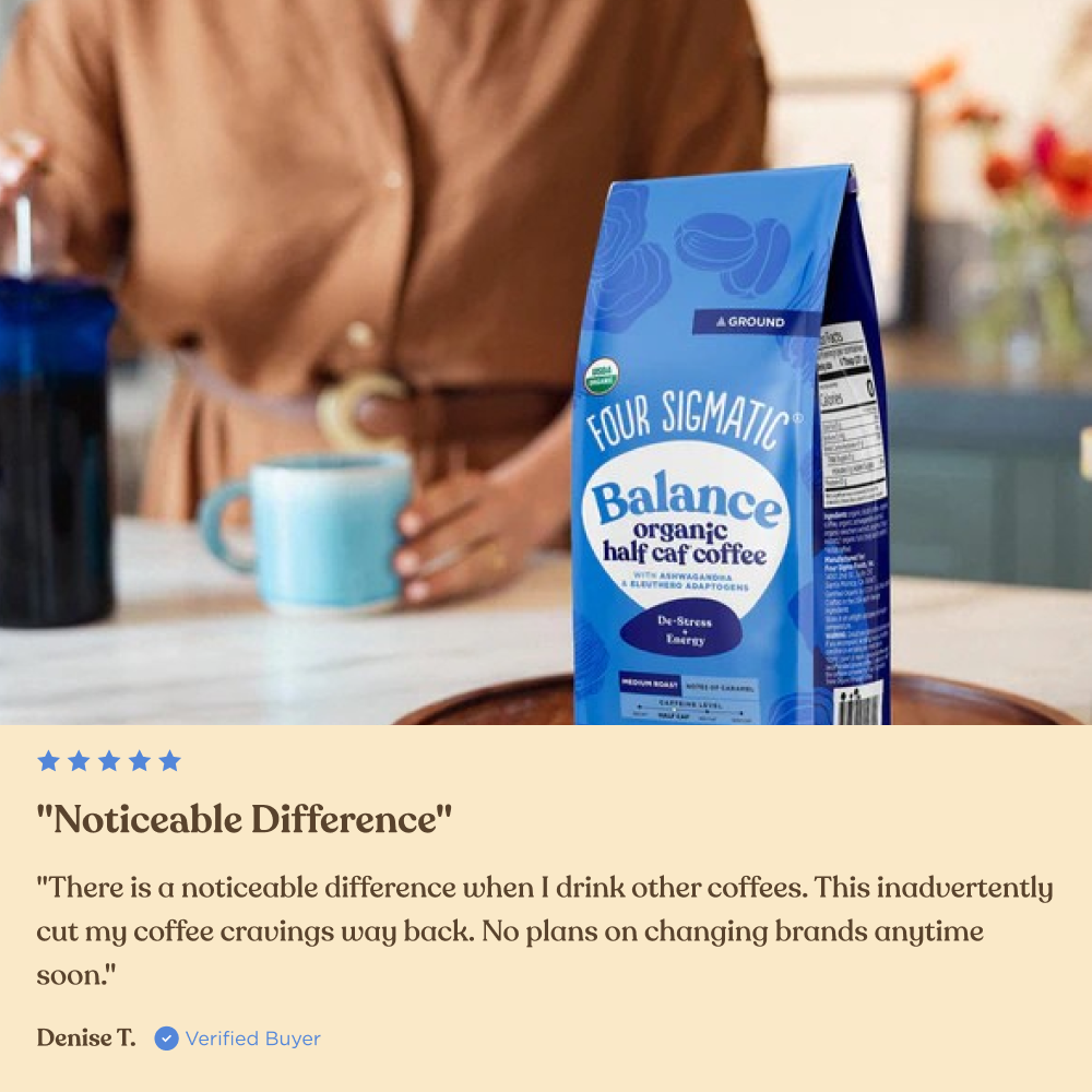 Balance Half Caf Ground Coffee - Medium