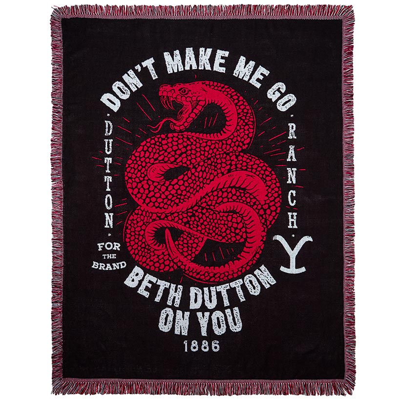 Yellowstone Woven Jacquard Throw 46\" x 60\"