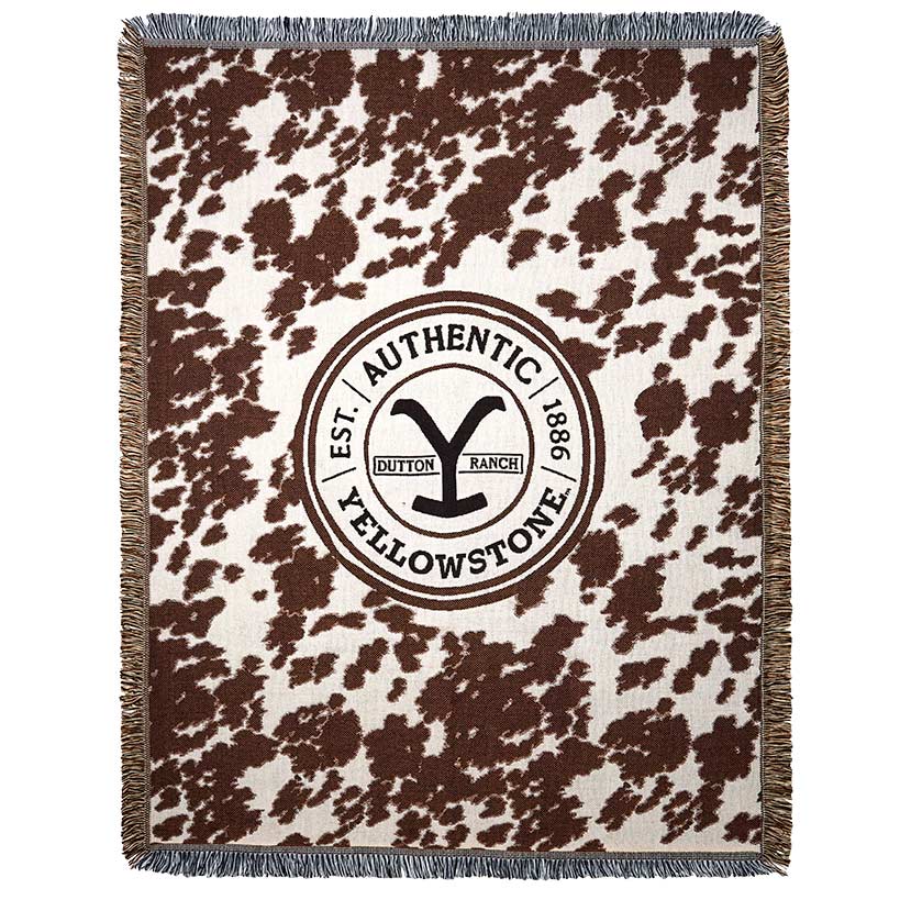 Yellowstone Woven Jacquard Throw 46\" x 60\"
