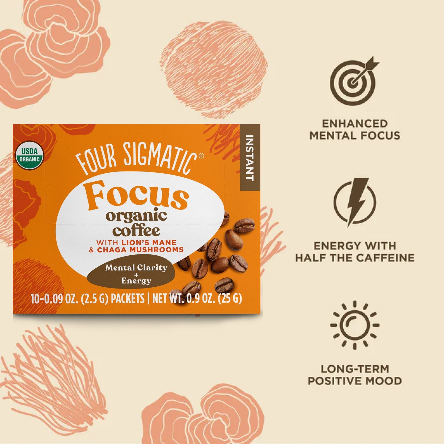 Focus Instant Coffee Packets