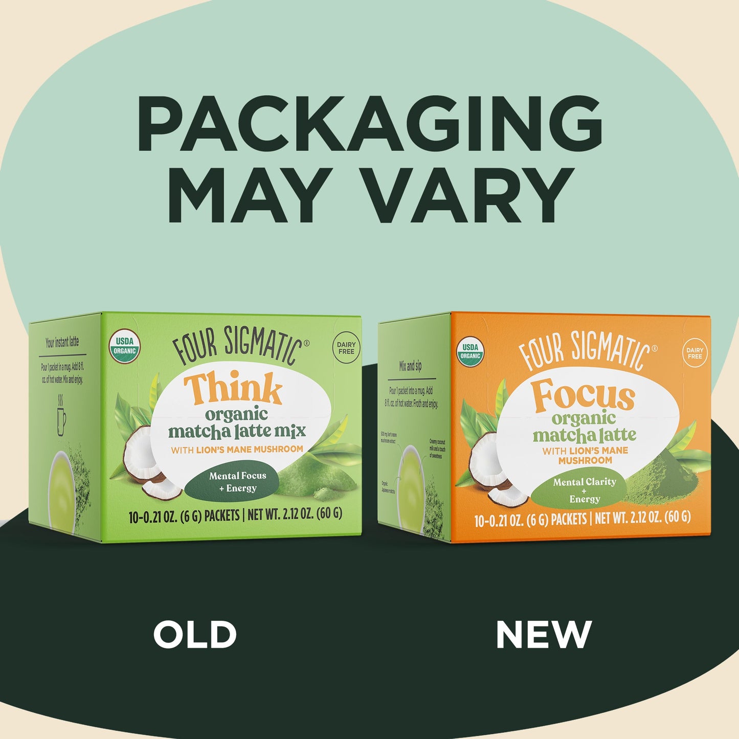 Focus Matcha Latte Packets